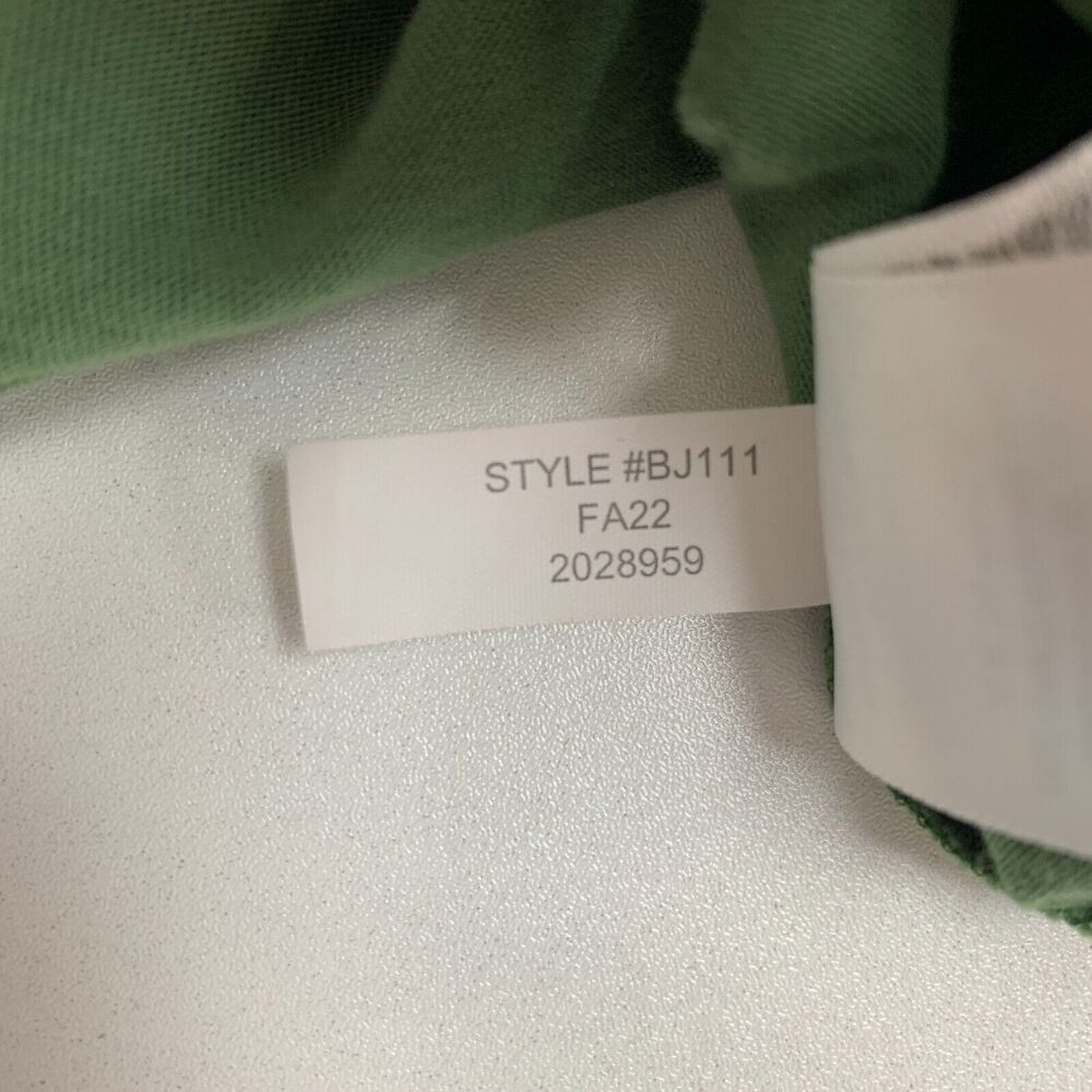 J Crew Circle Smocked Tee Womens XS Extra Small Avocado Keyhole Short Sleeve - Picture 9 of 12